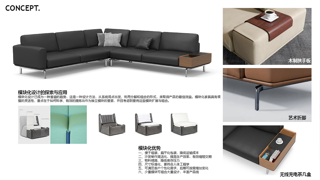 furniture design ，sofa，product design，Sectional sofa，modularization，Office furniture ，