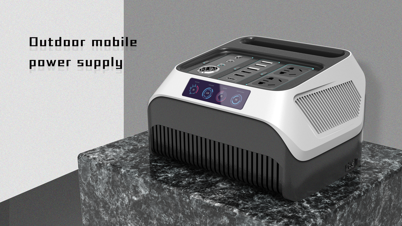 industrial design，product design，Outdoor mobile power supply，