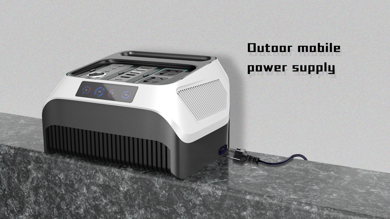 industrial design，product design，Outdoor mobile power supply，