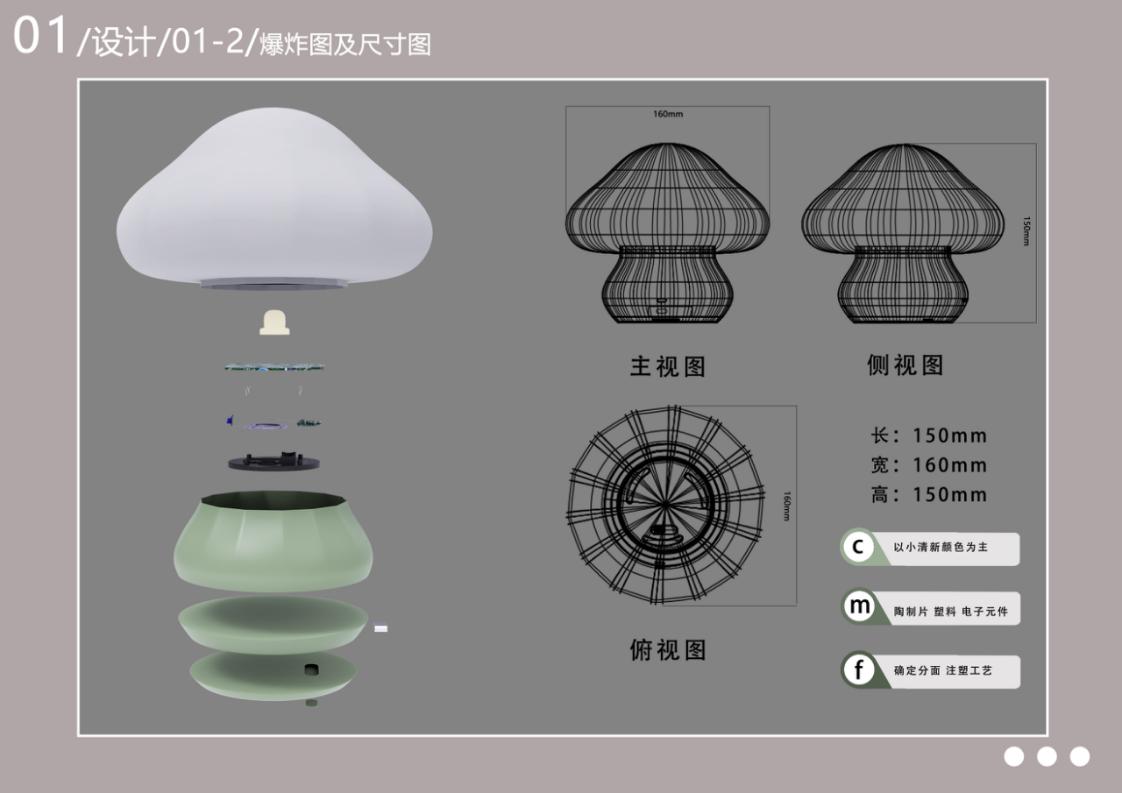 A family night light，