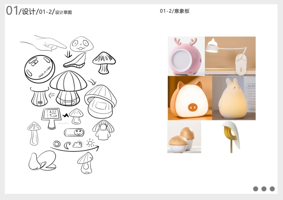 A family night light，
