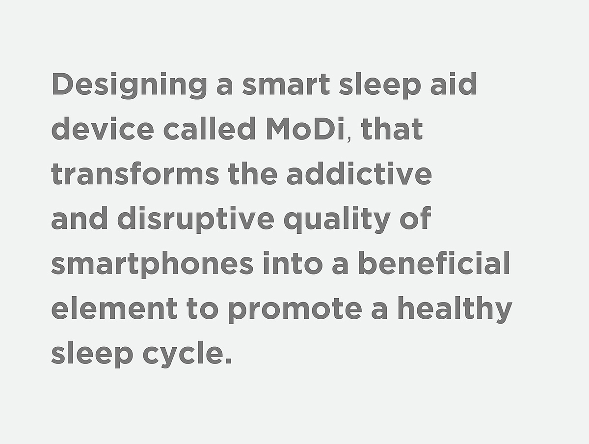 MoDi，UI/UX，Sleep assist，