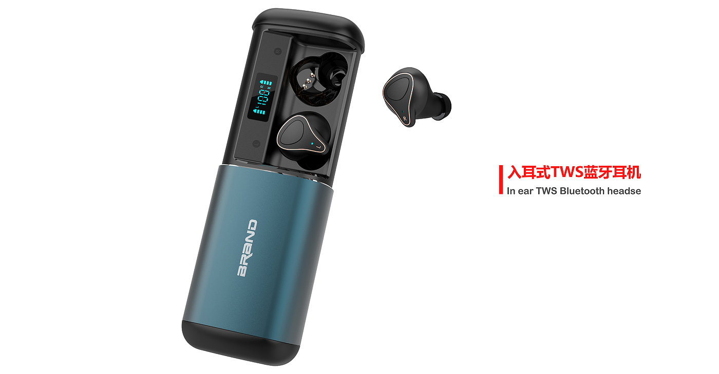 Sports headset，In-ear TWS Bluetooth Headset，