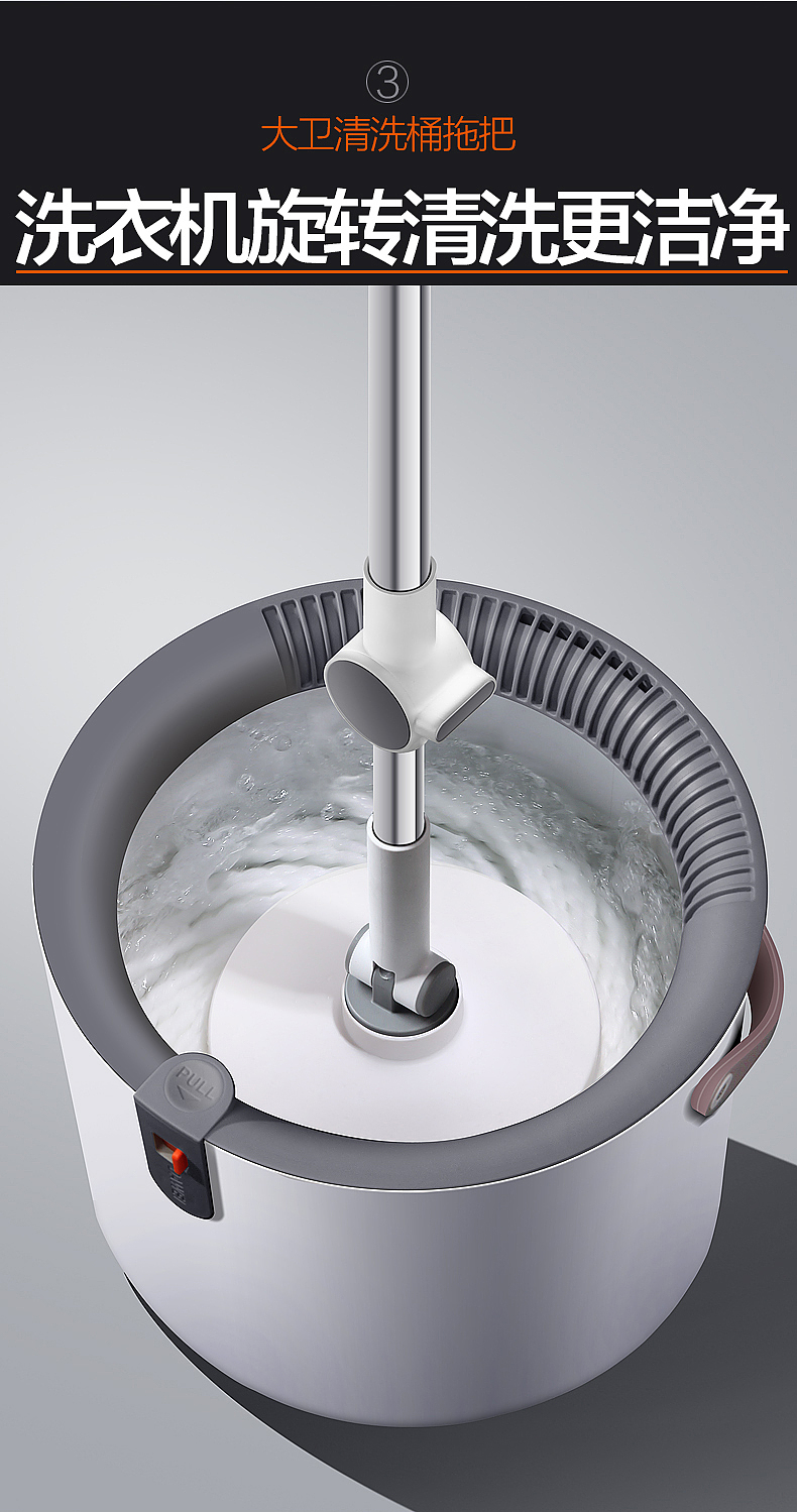 Home cleaning products，Household mop，Rotary mop，