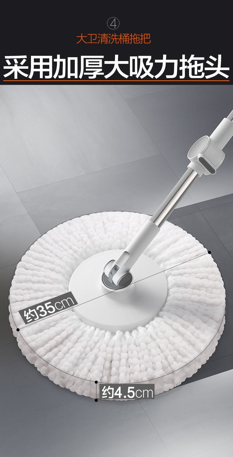 Home cleaning products，Household mop，Rotary mop，