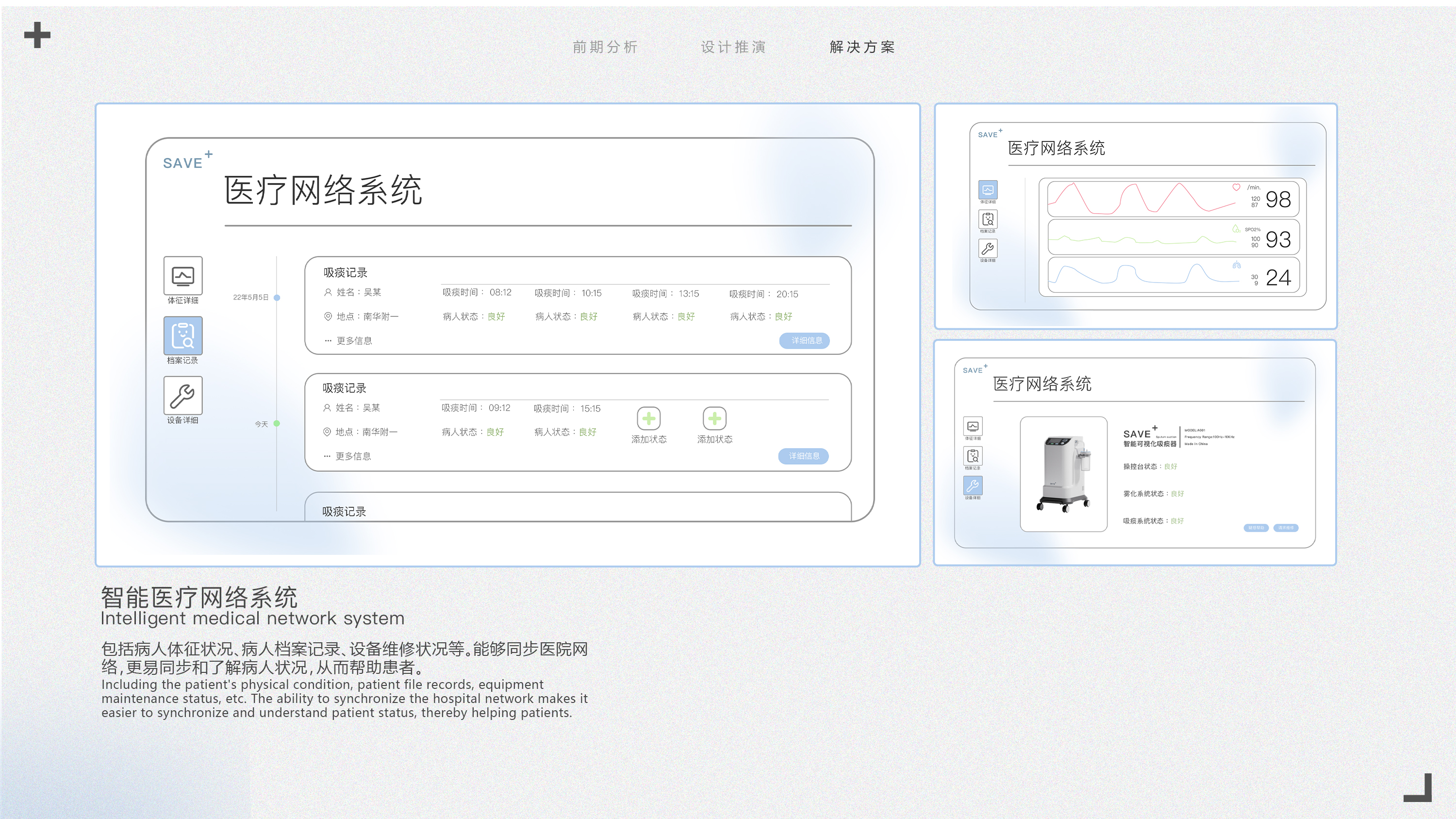 Graduation design; Medical treatment; Visualization; Intelligence，