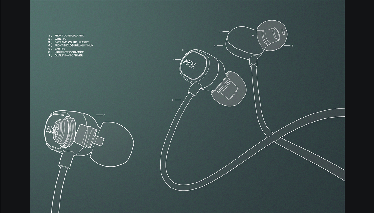 headset，akg，N25，