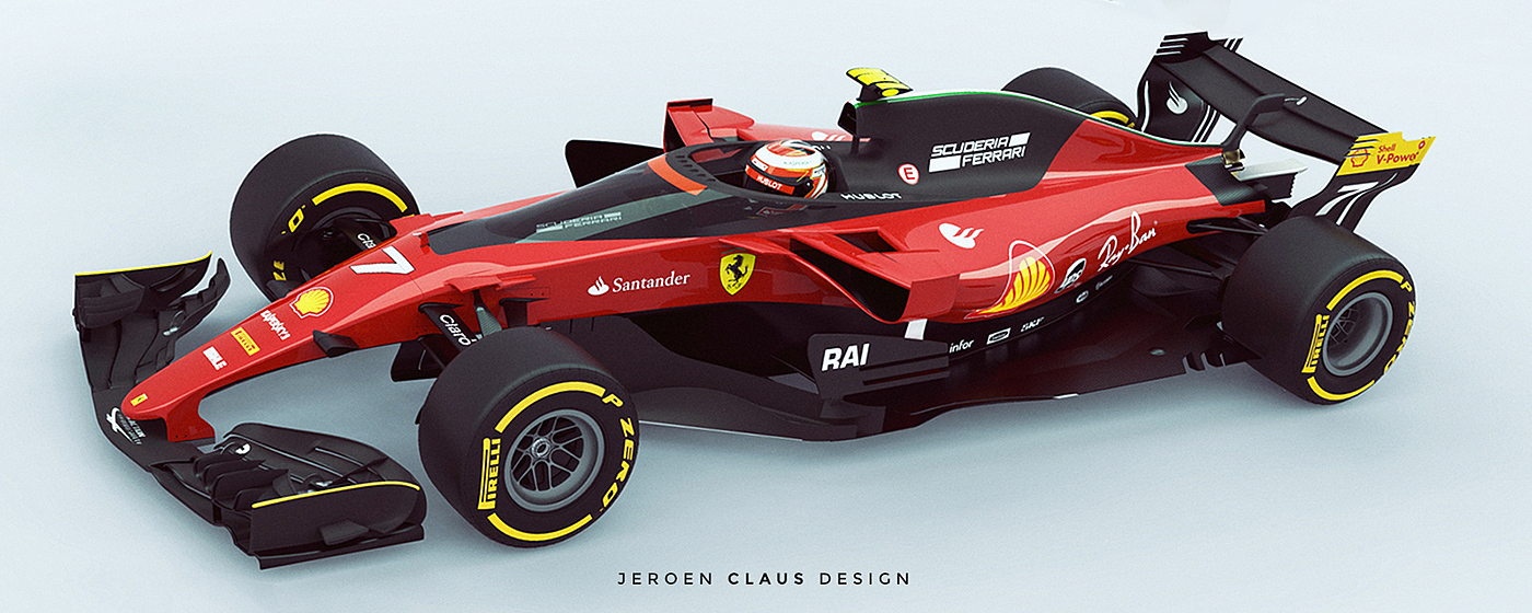 Ferrari，SF18H，ferrari，racing，vehicle，industrial design，