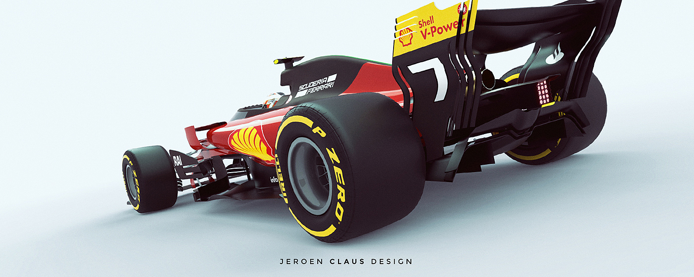 Ferrari，SF18H，ferrari，racing，vehicle，industrial design，