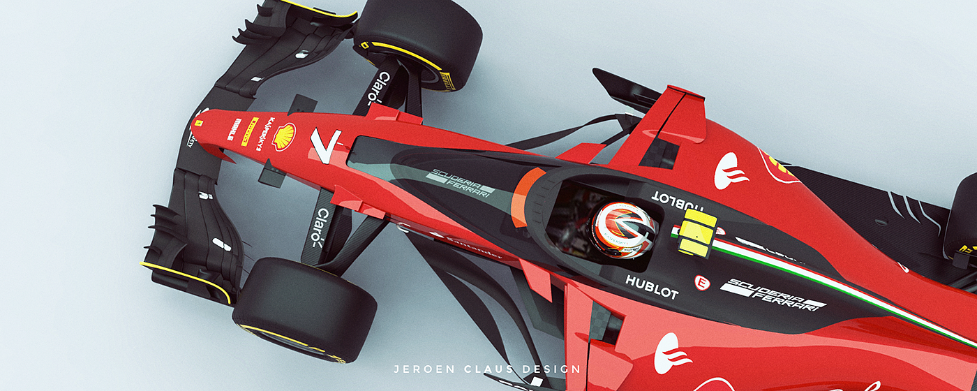 Ferrari，SF18H，ferrari，racing，vehicle，industrial design，