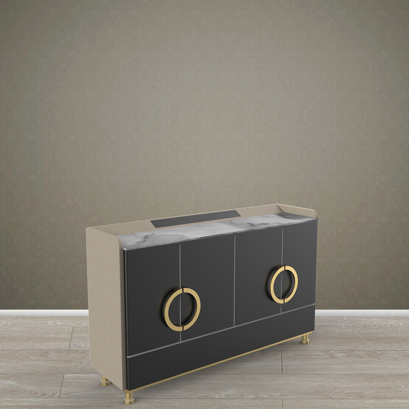 Light luxury minimalist modern shoe cabinet，