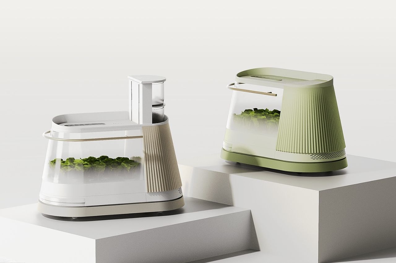 concept，Hydroponic planter，Hydroponics，Indoor vegetable garden，