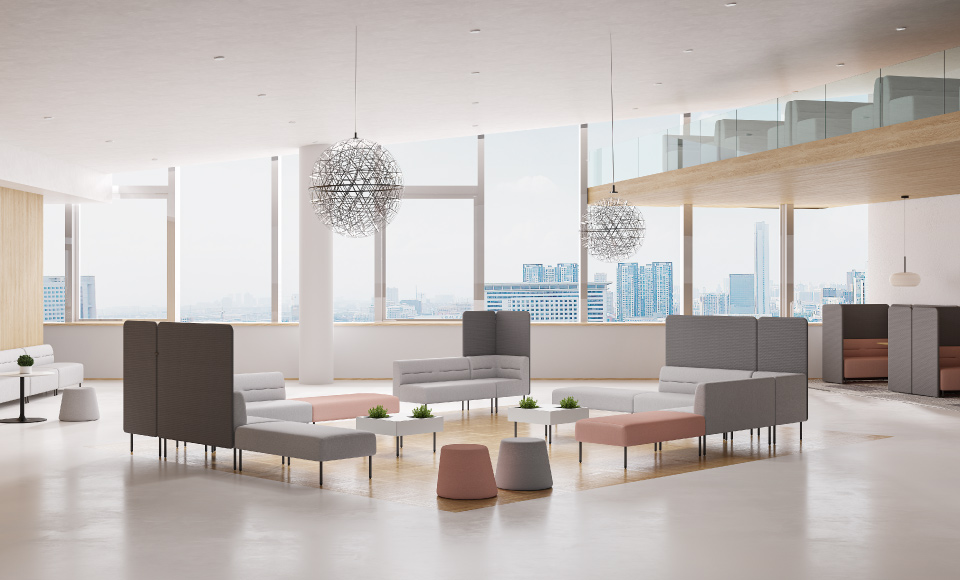 sofa，Sectional sofa，Office furniture ，furniture design ，product design，modularization，