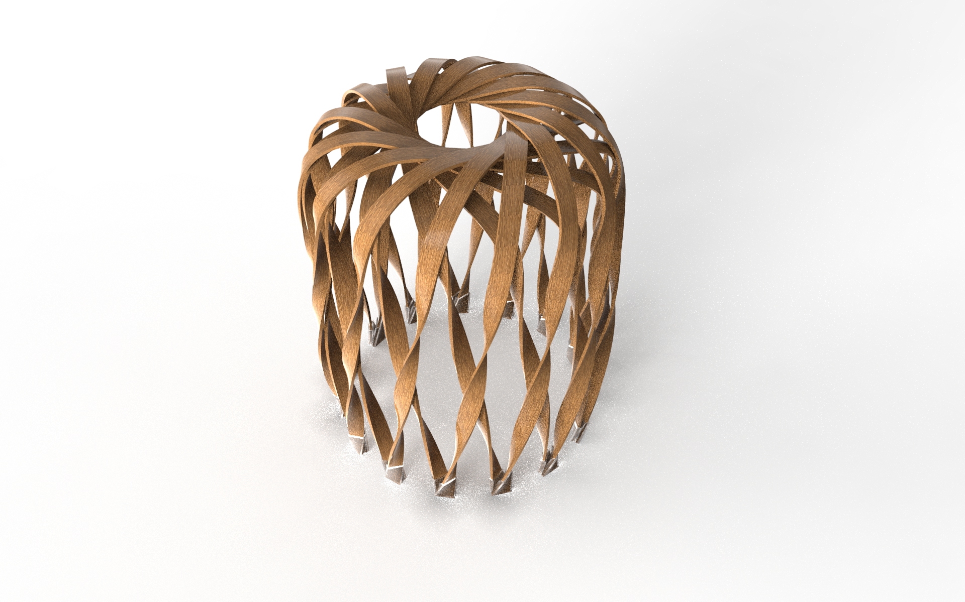 Parametric bamboo furniture，