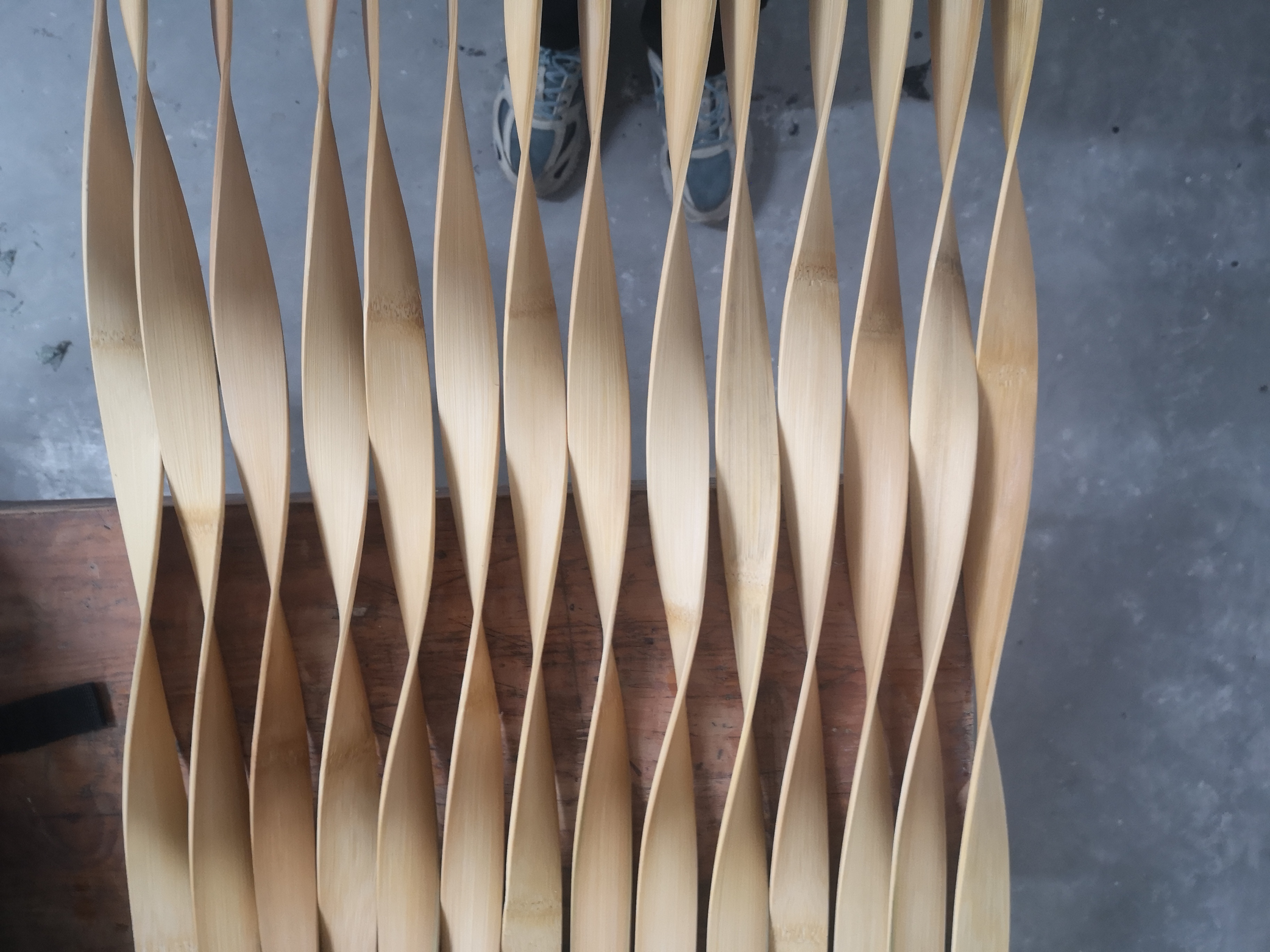 Parametric bamboo furniture，