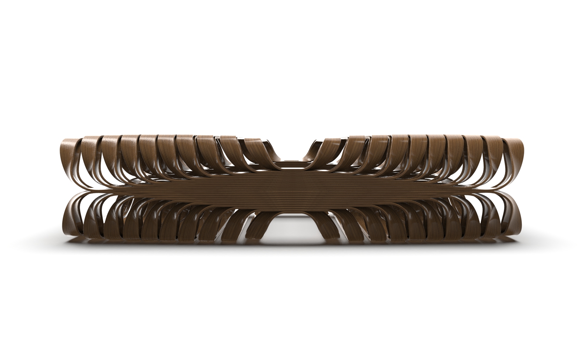 Parametric bamboo seat，