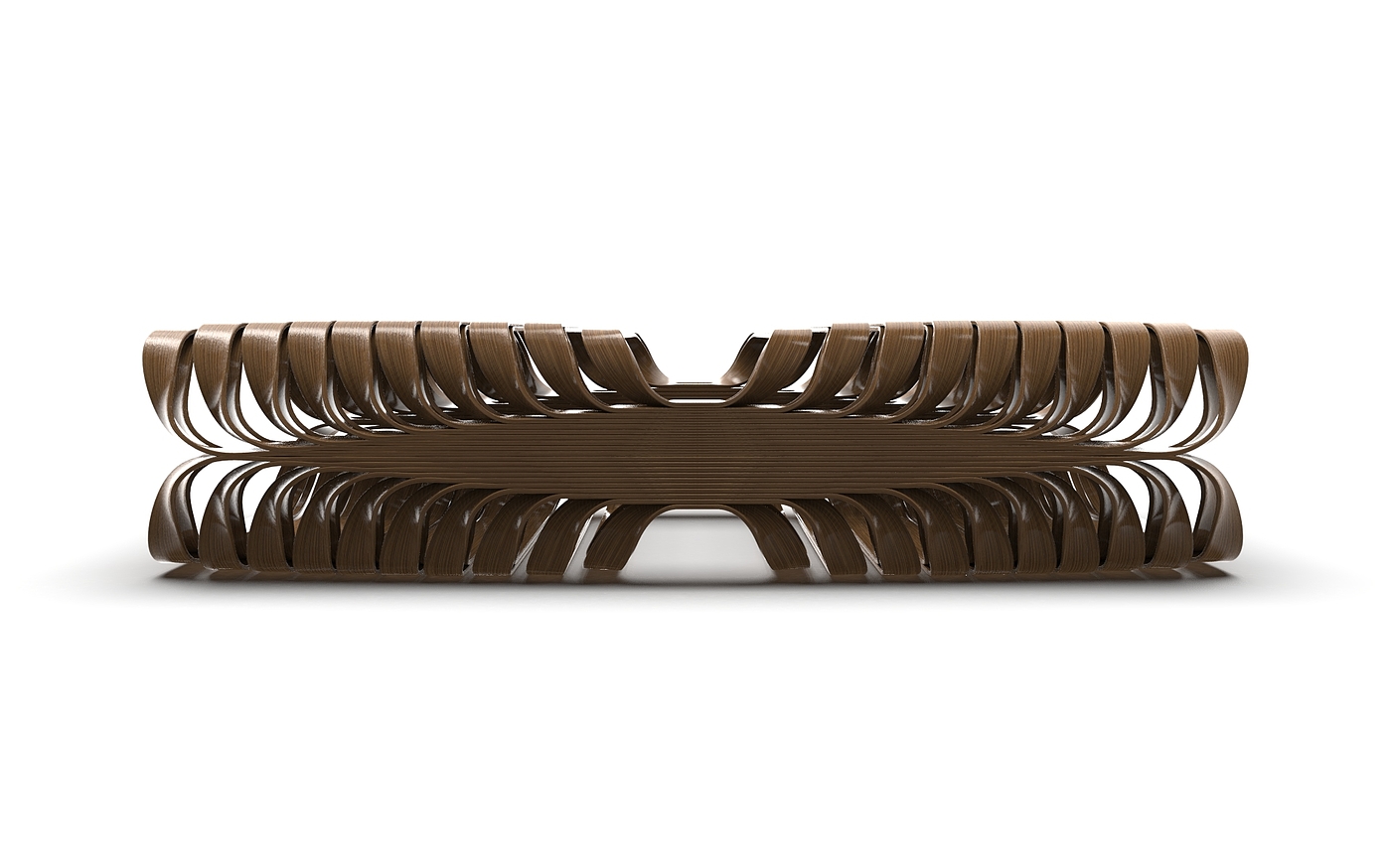 Parametric bamboo seat，