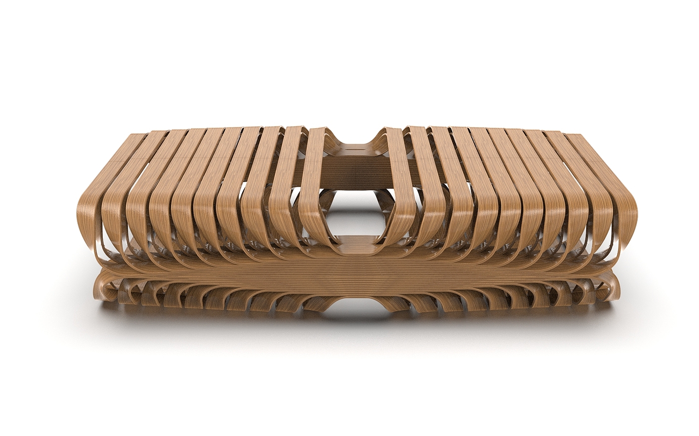 Parametric bamboo seat，