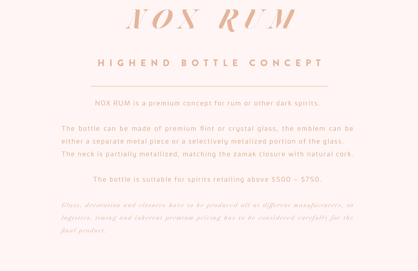 The wine bottle，packing，NOX RUM，conceptual design，