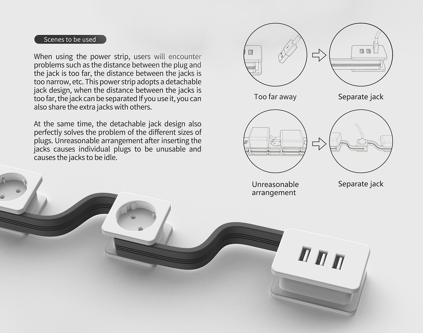 Modular, retractable socket，