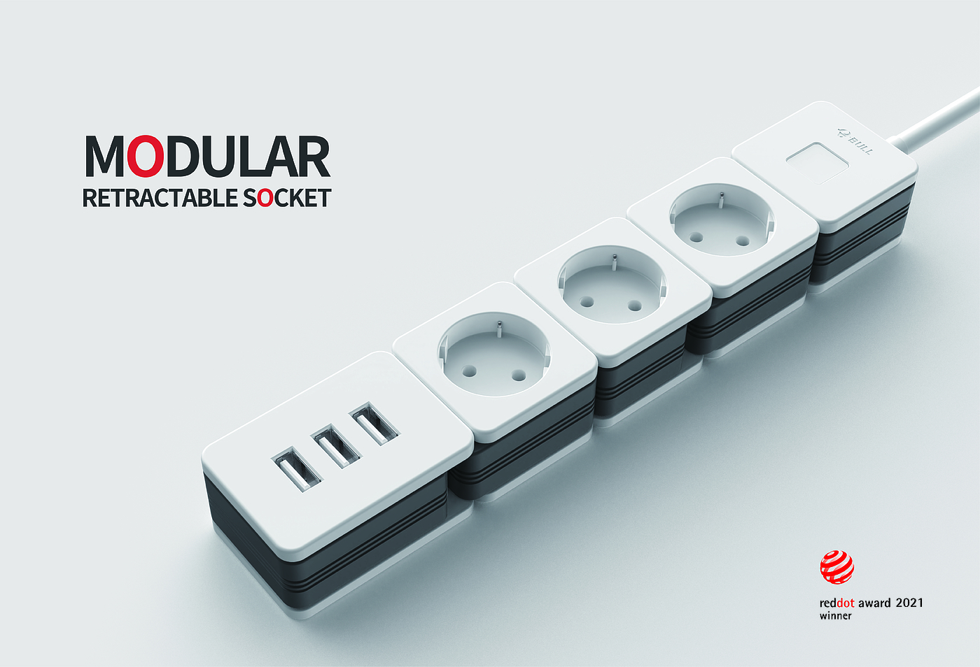 Modular, retractable socket，