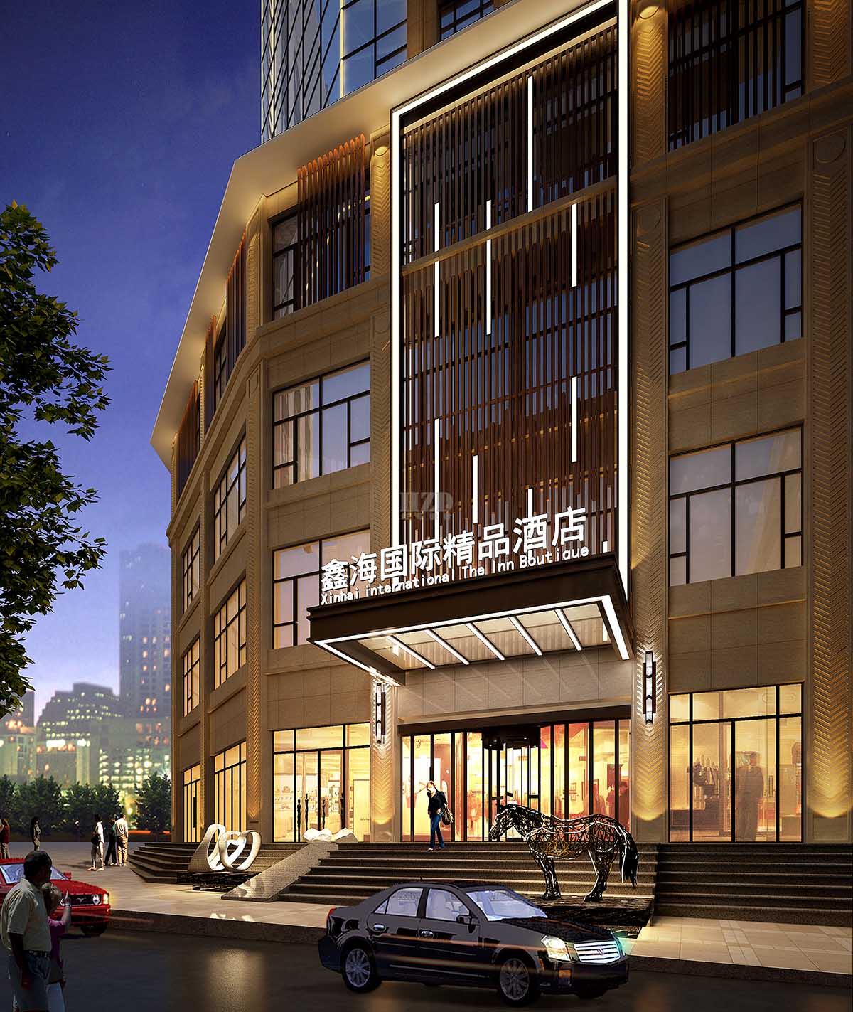 Xining hotel design，Hotel Design，Redtory design，