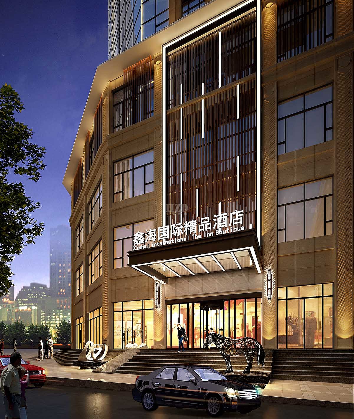 Xining hotel design，Hotel Design，Redtory design，
