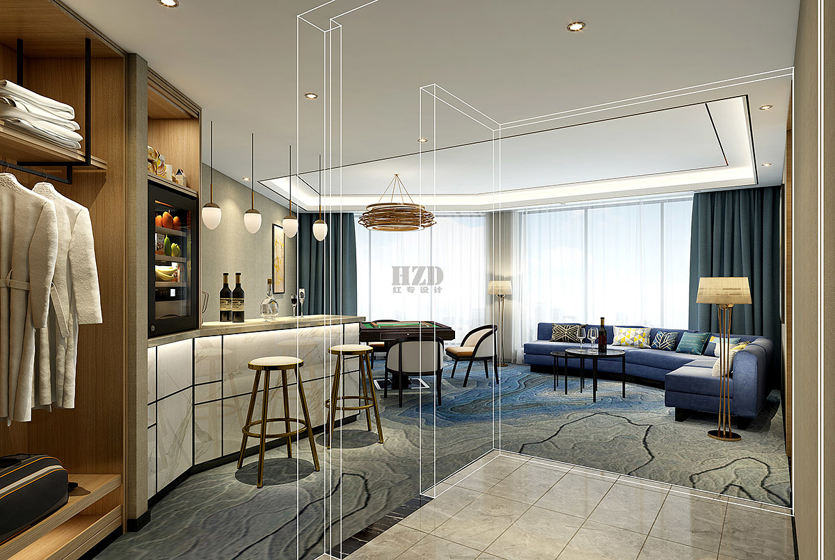 Xining hotel design，Hotel Design，Redtory design，