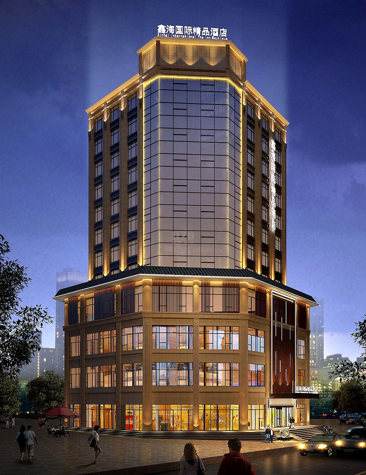 Xining hotel design，Hotel Design，Redtory design，