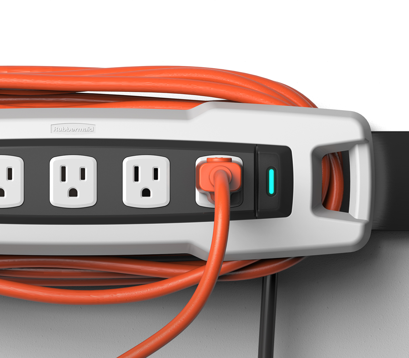 Rubbermaid，Power supply board，Arrange，industrial design，