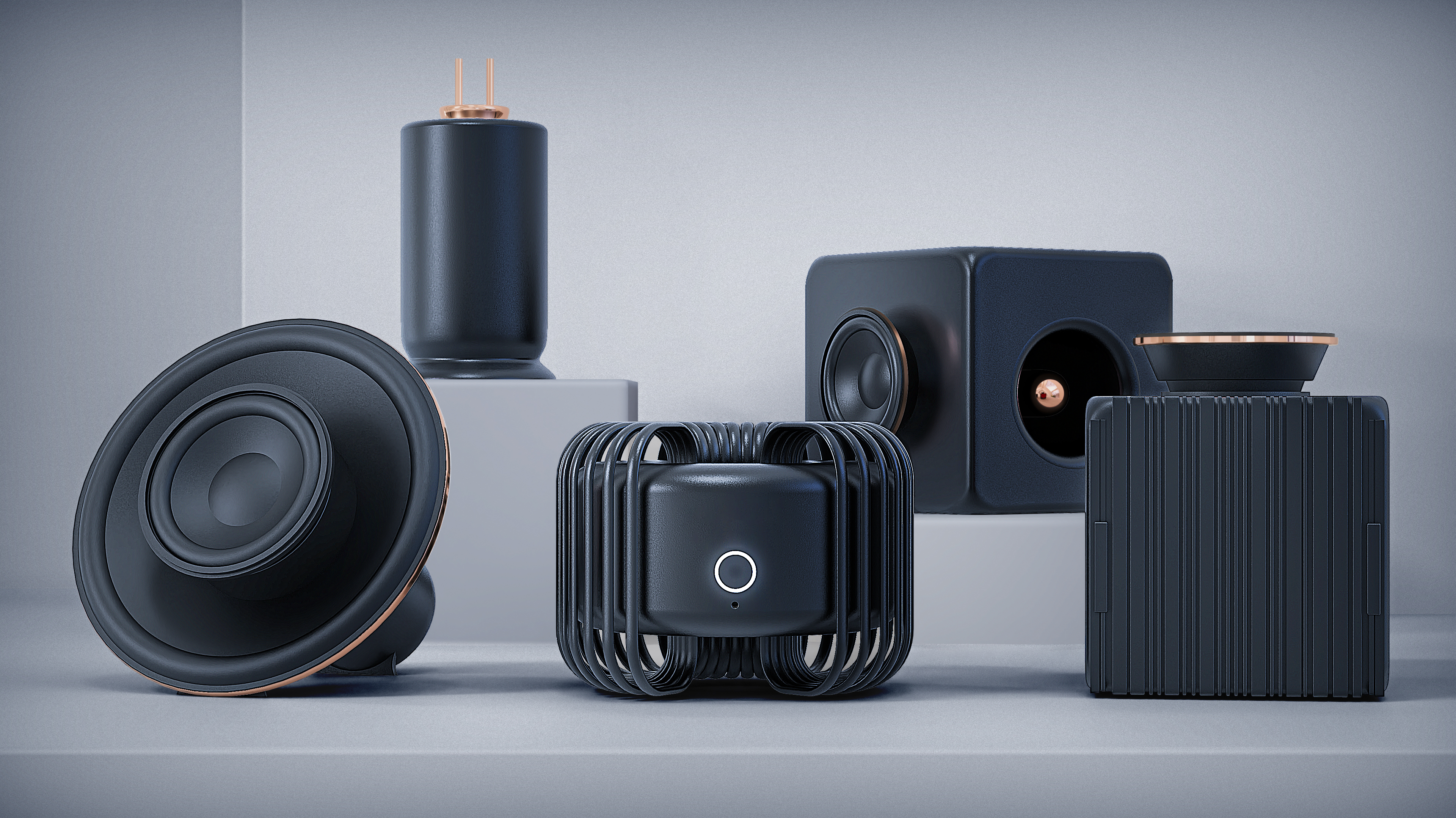 product design，loudspeaker box，sound，deconstruction，industrial design，