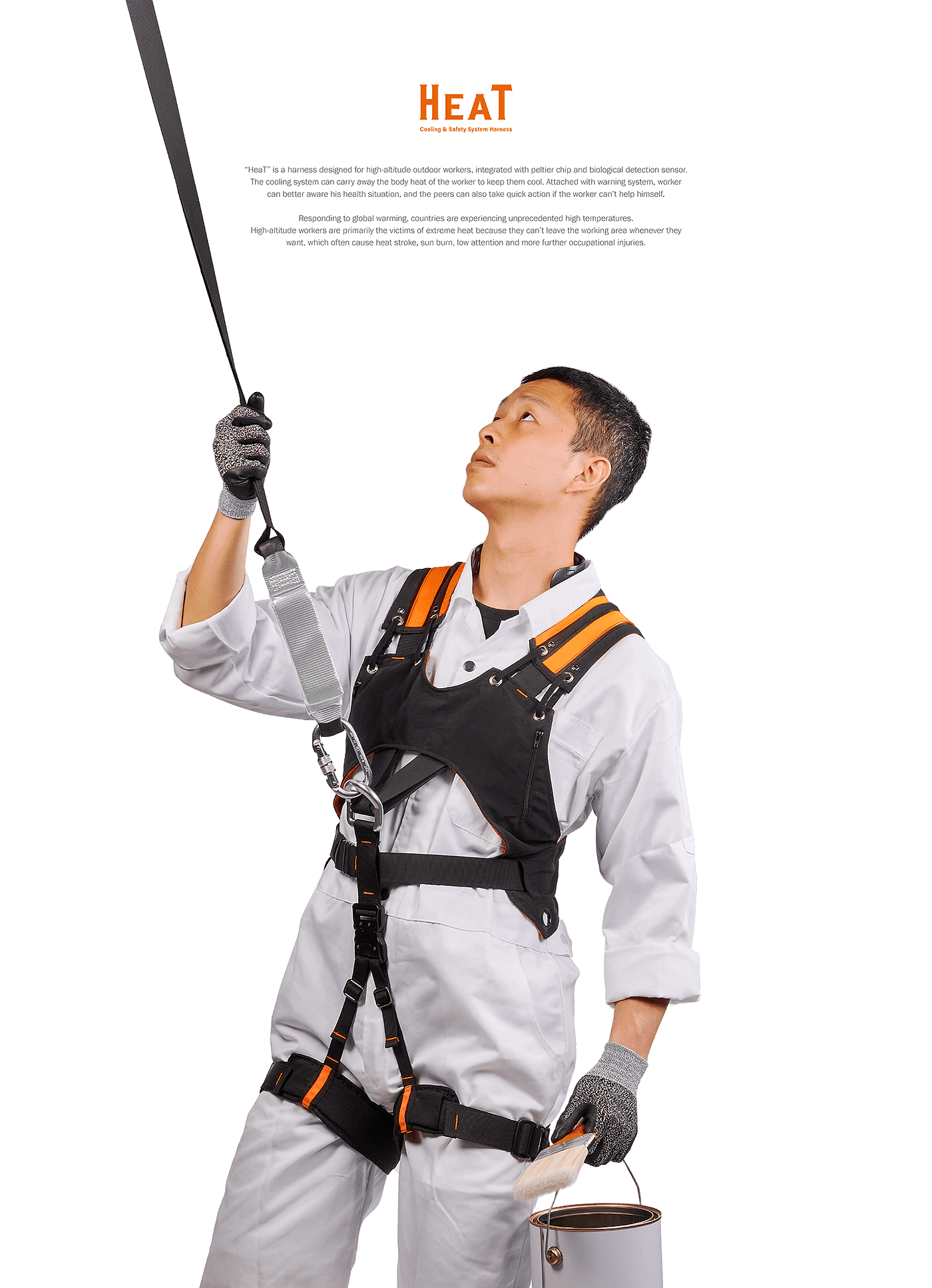 Safety belt，industrial design，outdoors，Industrial safety，Outdoor staff，