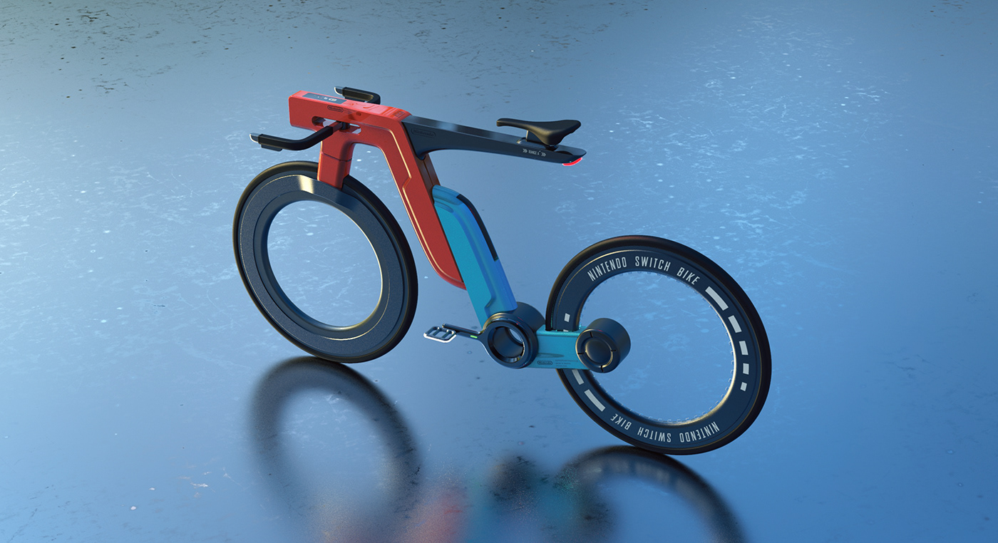 Bicycle，Electric bicycle，Nintendo，outdoors，motion，Game machine element，