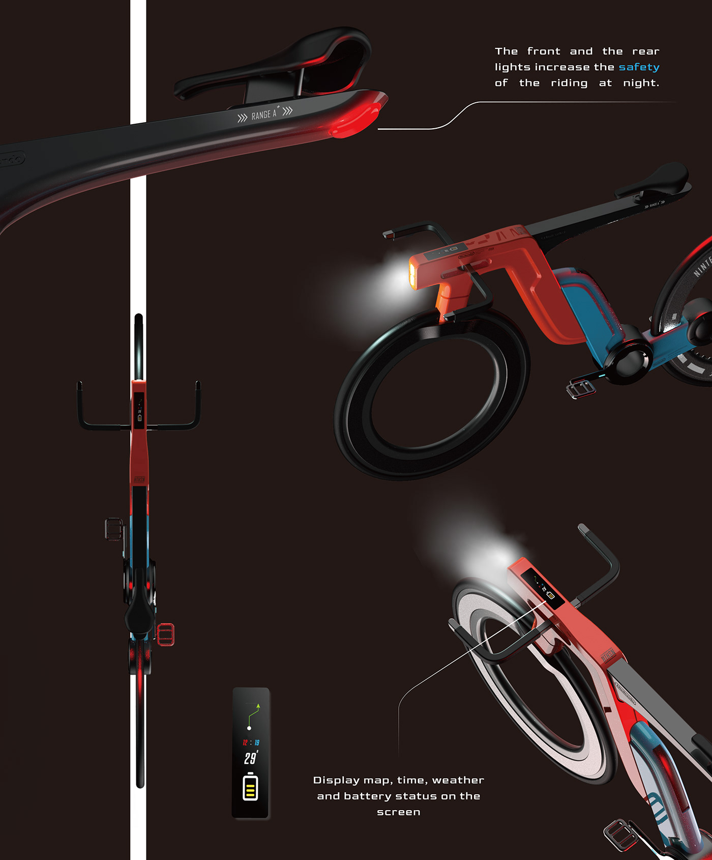 Bicycle，Electric bicycle，Nintendo，outdoors，motion，Game machine element，