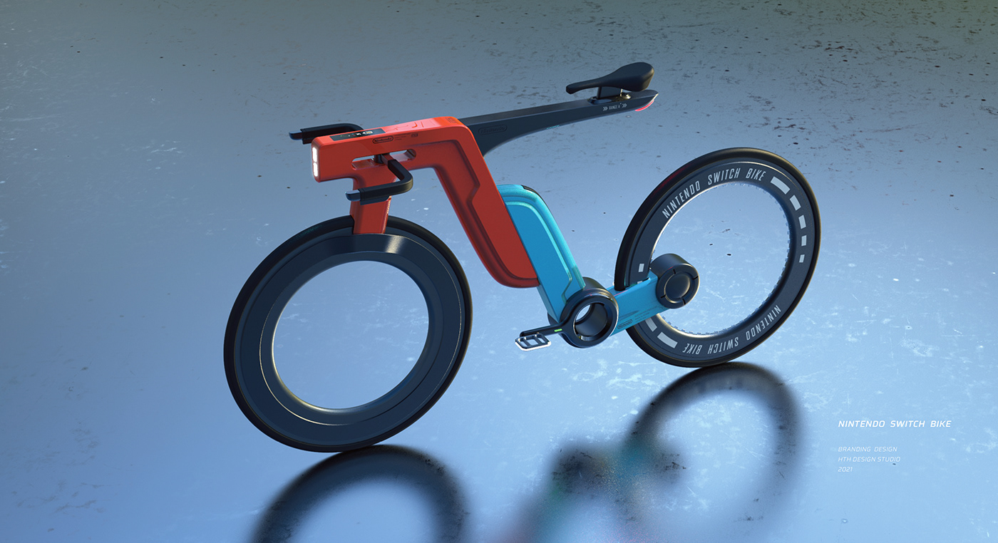 Bicycle，Electric bicycle，Nintendo，outdoors，motion，Game machine element，