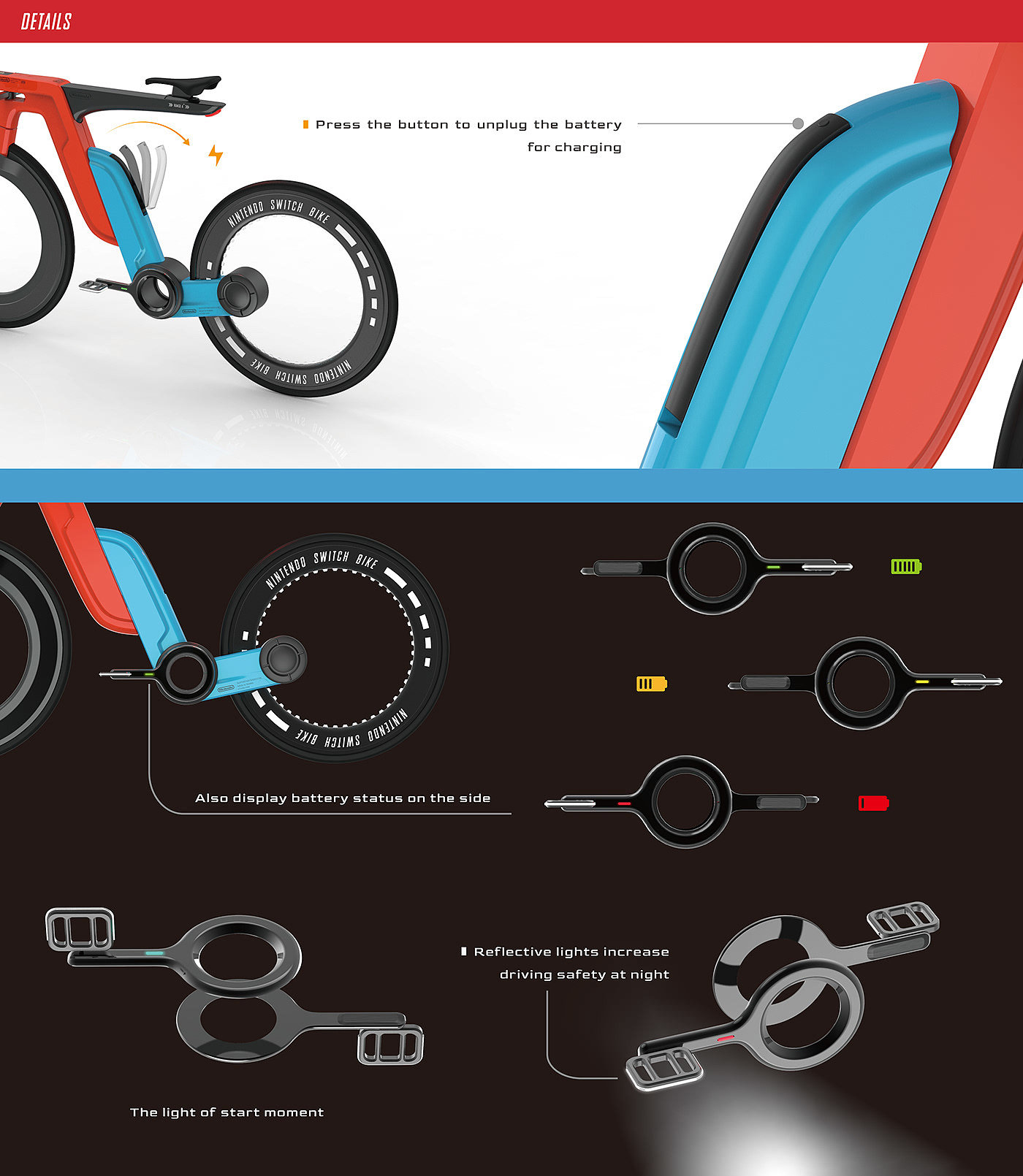 Bicycle，Electric bicycle，Nintendo，outdoors，motion，Game machine element，