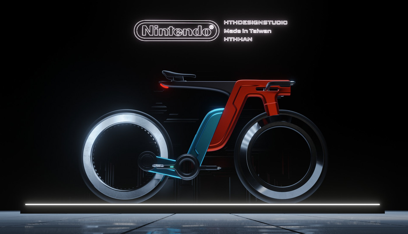 Bicycle，Electric bicycle，Nintendo，outdoors，motion，Game machine element，