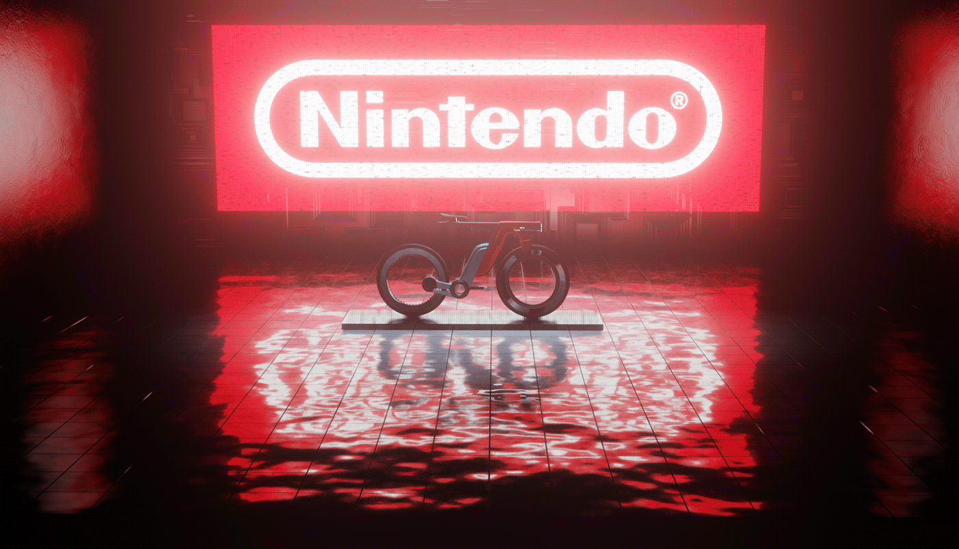 Bicycle，Electric bicycle，Nintendo，outdoors，motion，Game machine element，