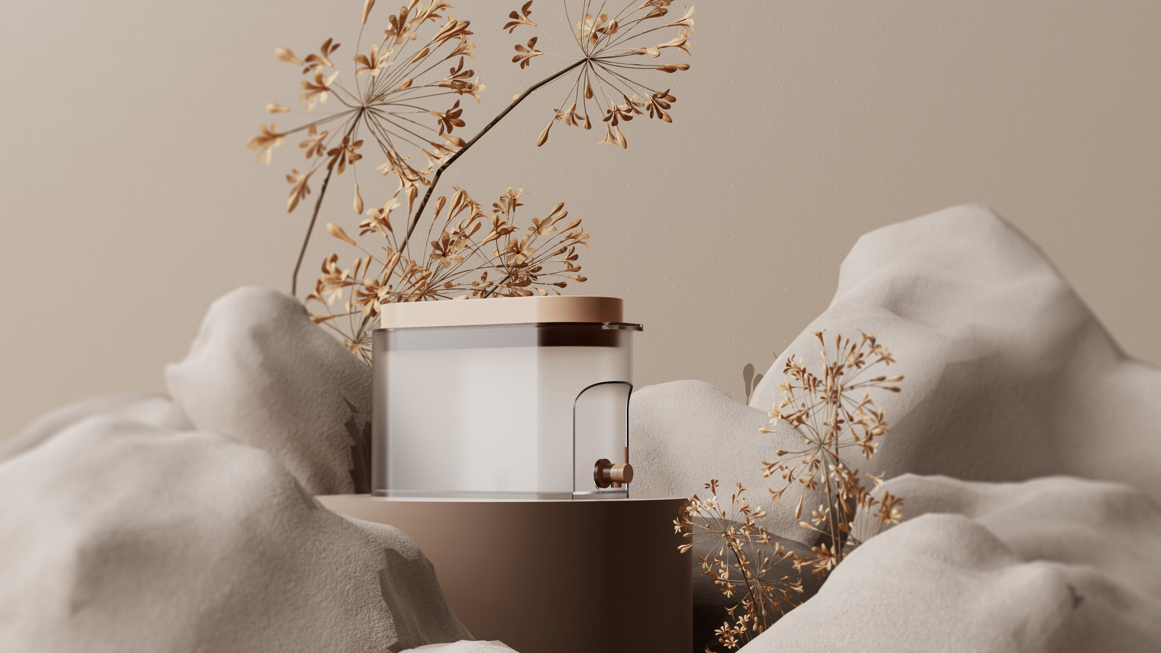 Home design，Commodity Design，pot ，kettle，Storage design，product design，Grain storage barrel，Rice bucket，