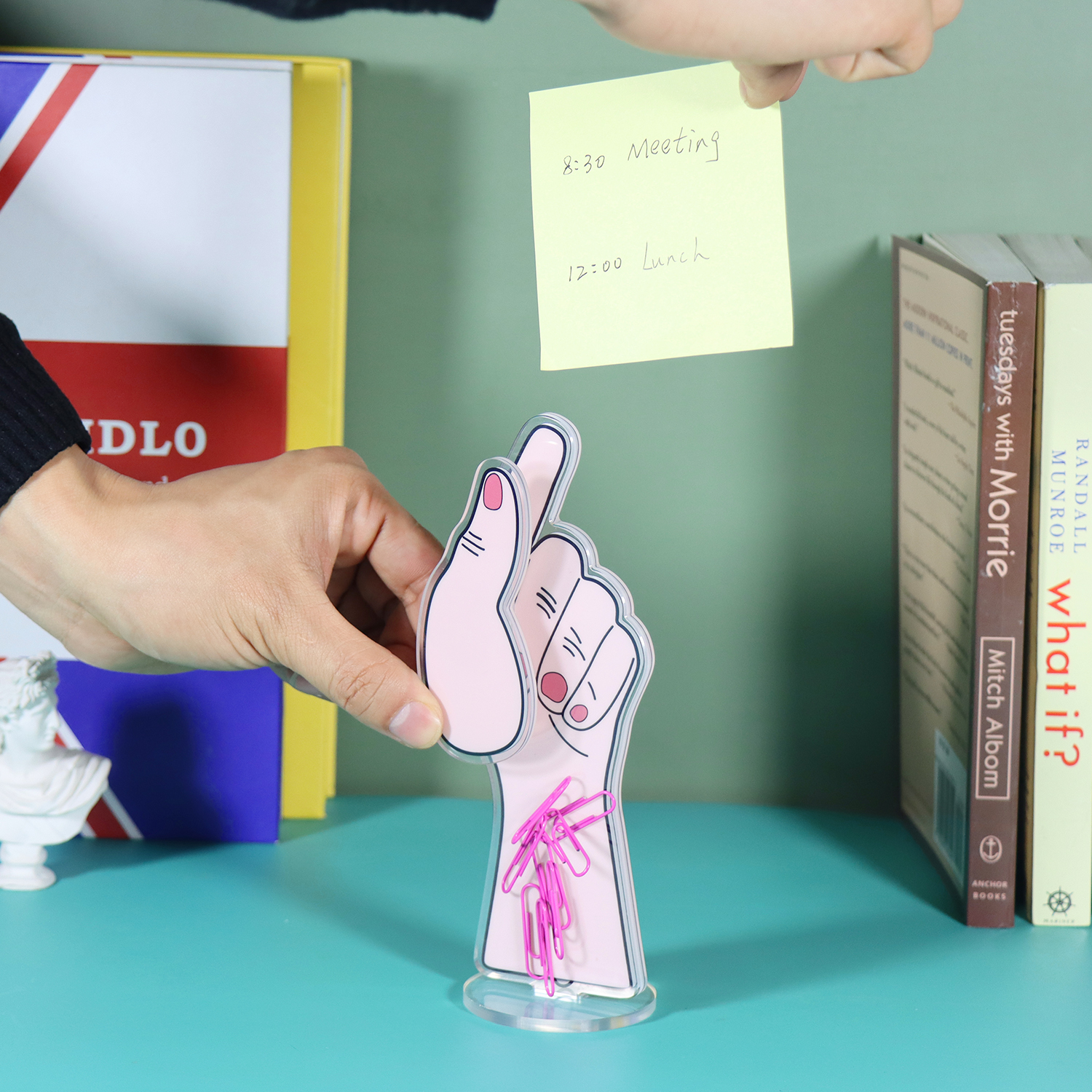 Note holder，paper clip suction seat，Nail suction seat，Tabletop decoration，