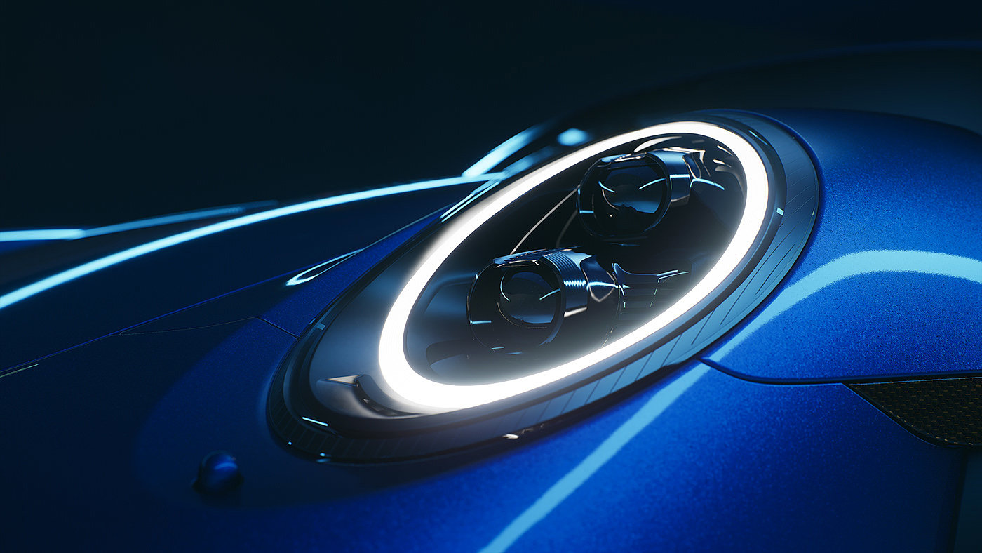 Automobile design，Computer animation，Porsche，