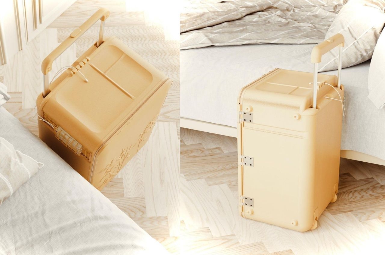 concept，suitcase，Convenient，Safe，bedside cupboard，case，Portable，