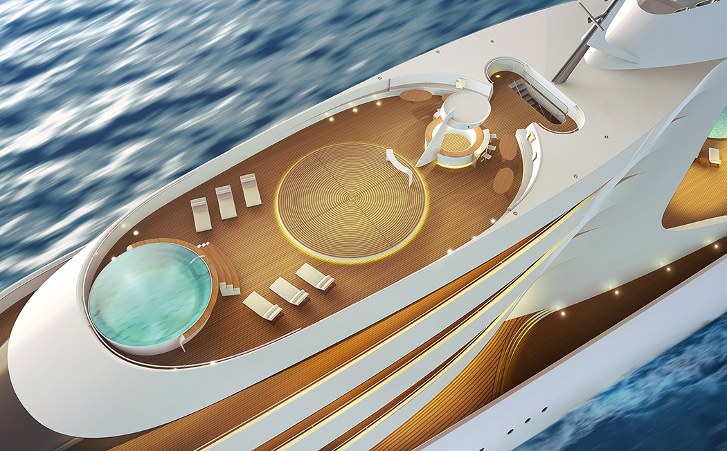 L'AMAGE，yacht，Kymeta flat panel satellite technology，