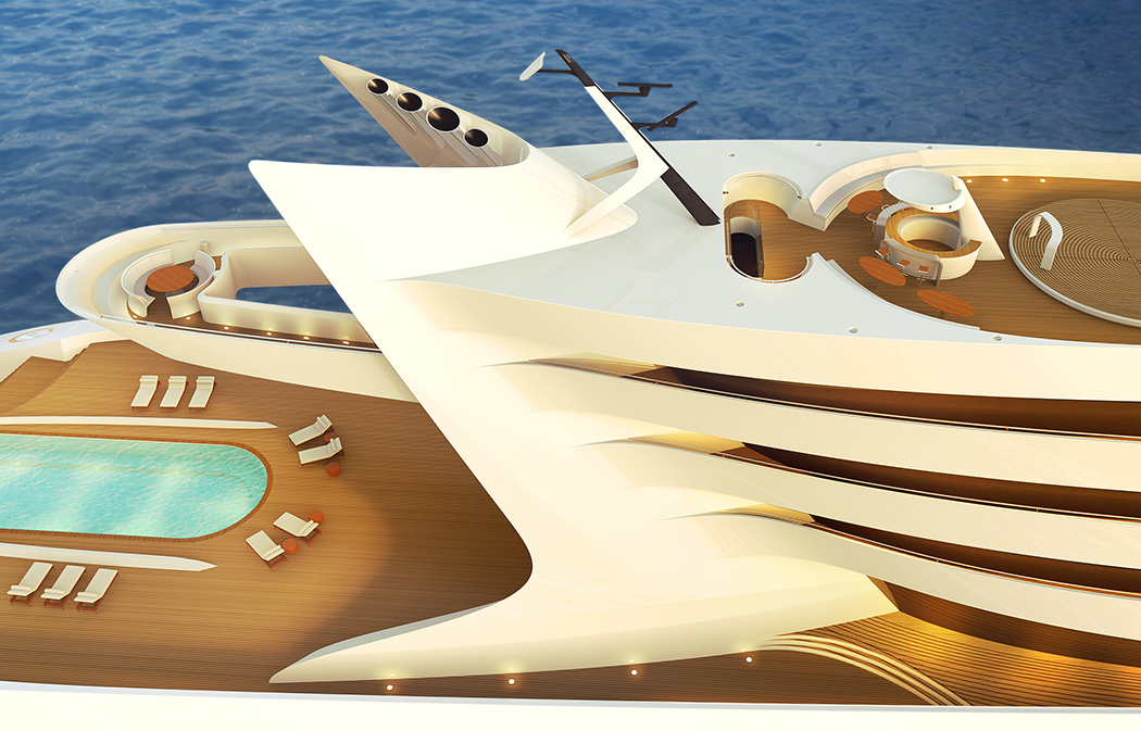 L'AMAGE，yacht，Kymeta flat panel satellite technology，