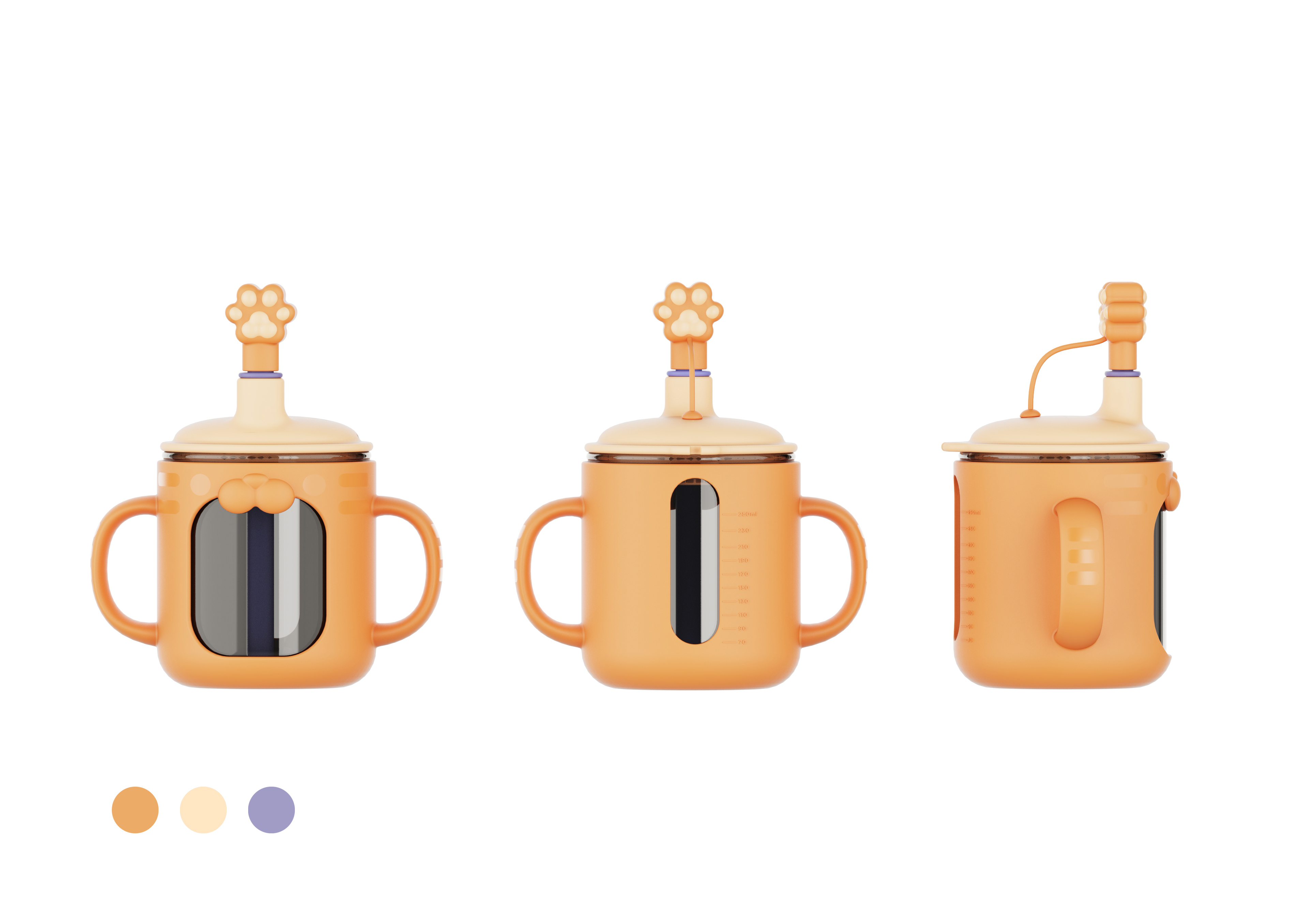 tiger，Children's products，milk cup，