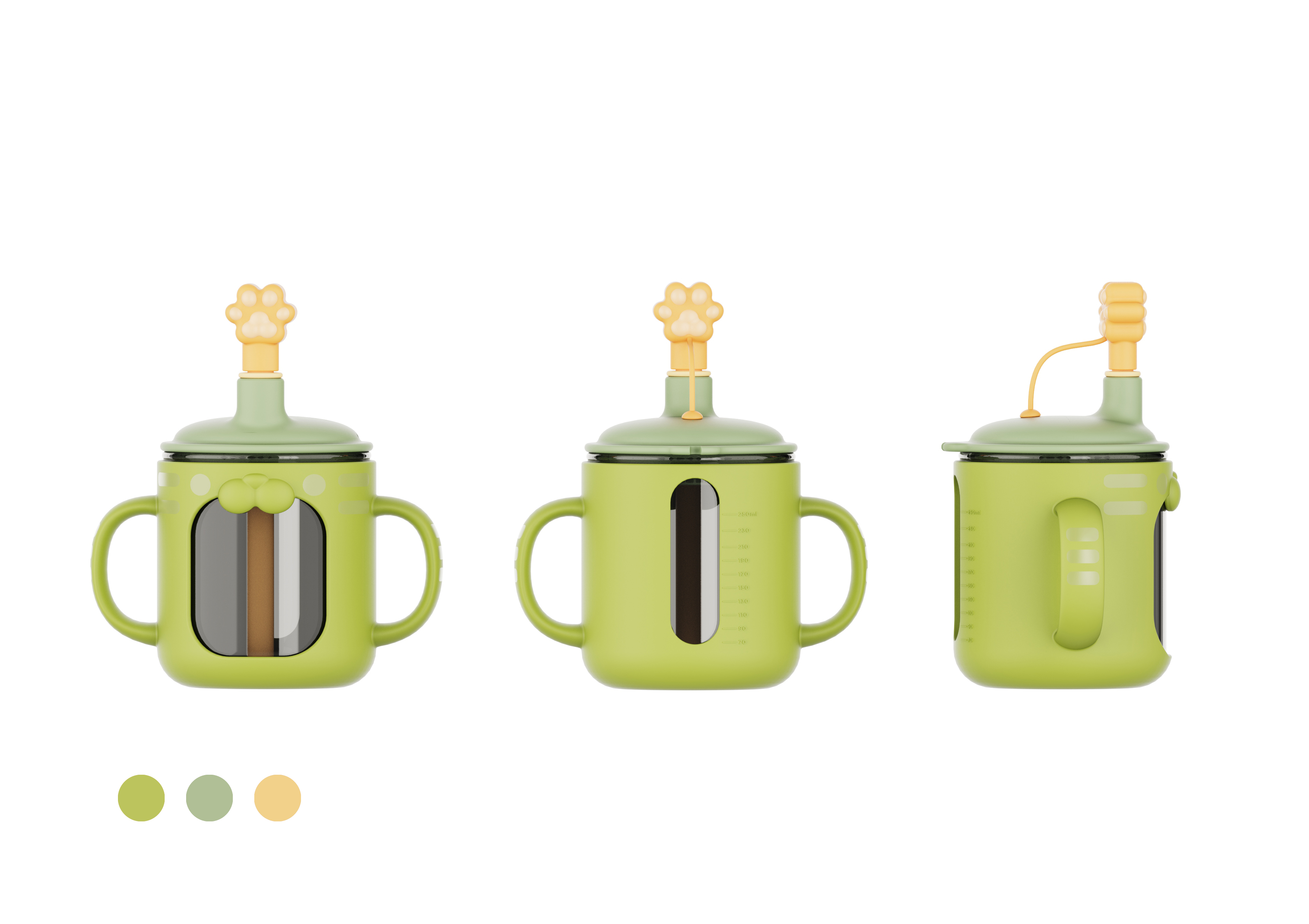 tiger，Children's products，milk cup，