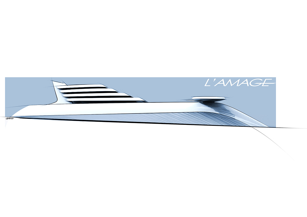 L'AMAGE，yacht，Kymeta flat panel satellite technology，