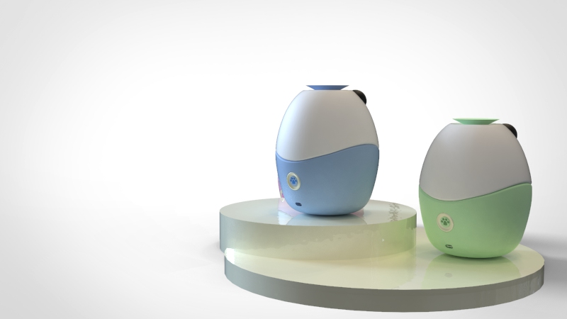 Meng Fun Panda Humidifier, Life Increases Fun，