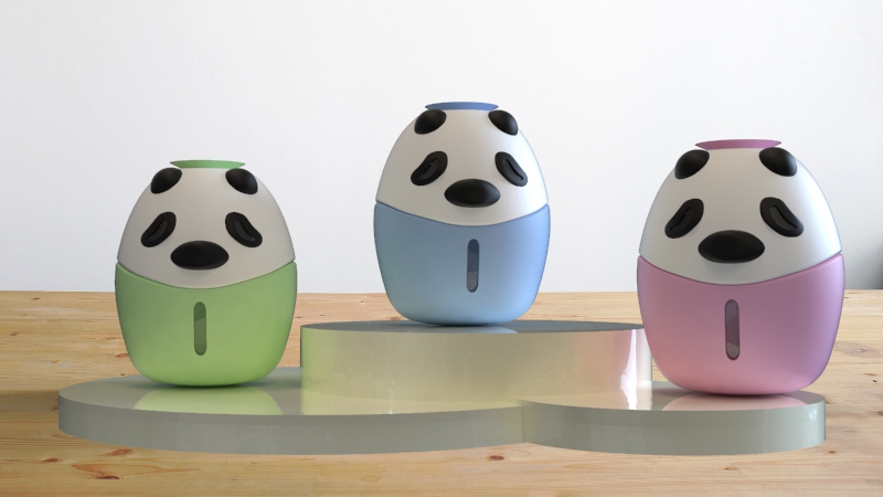 Meng Fun Panda Humidifier, Life Increases Fun，