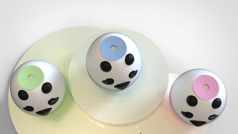 Meng Fun Panda Humidifier, Life Increases Fun，